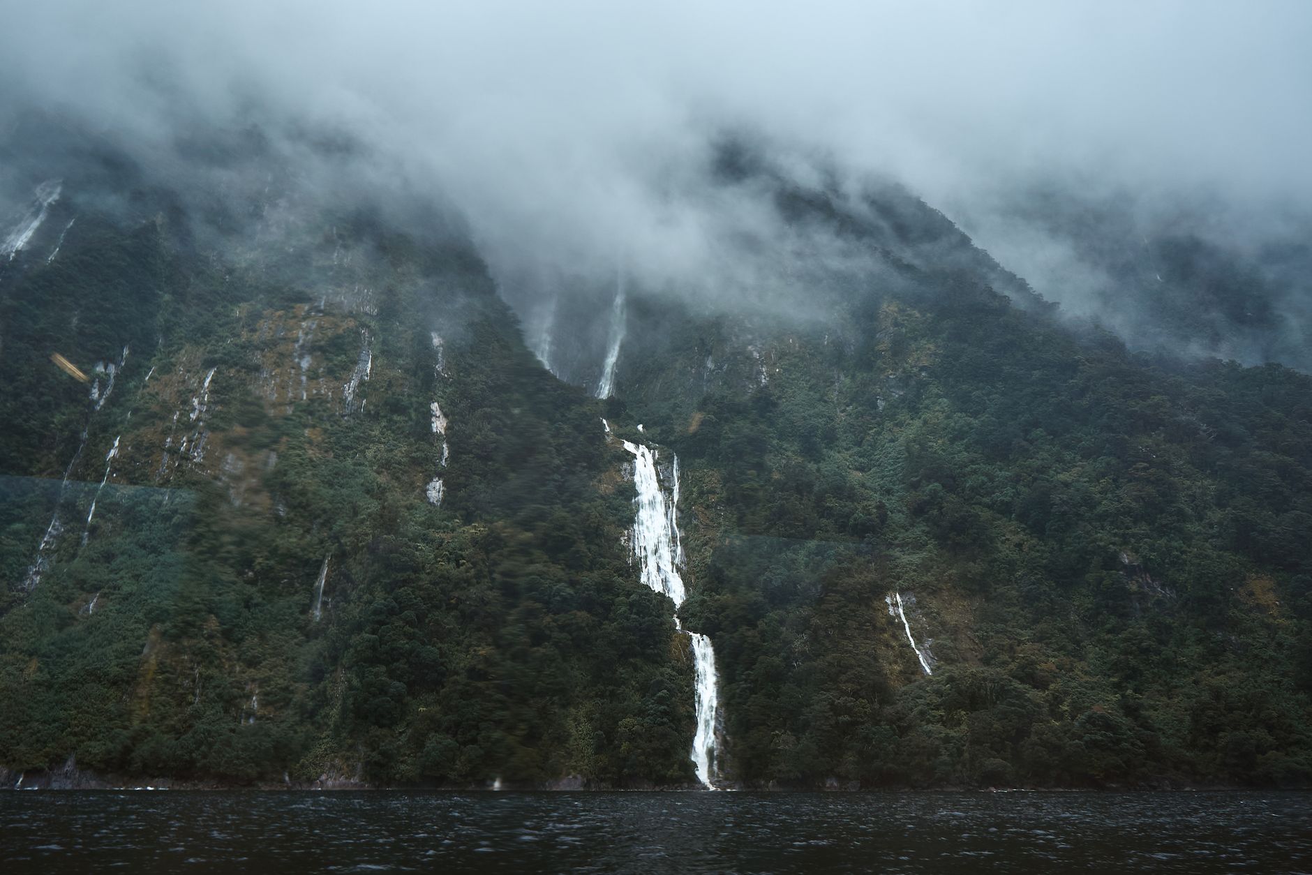 Fiordland misty valley